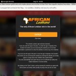 Africanlesbians.com Password Blog