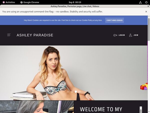 Ashley Paradise Without Card