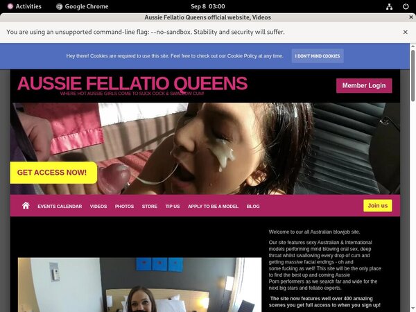 Aussiefellatioqueens.com Trial Membership $1 Aussiefellatioqueens.com Trial Membership $1