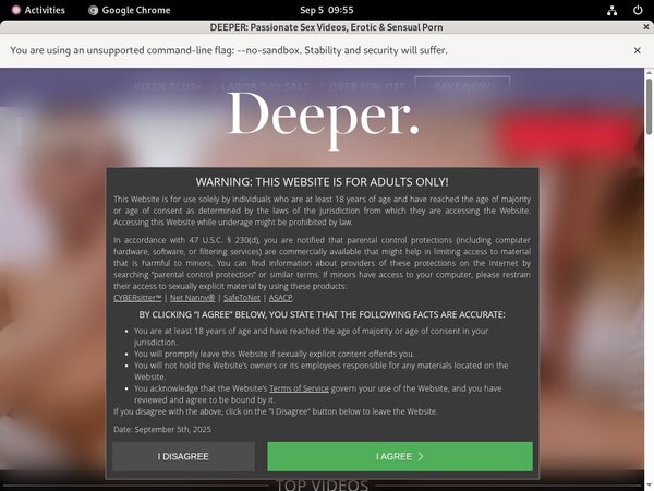 Deeper.com Password Dump