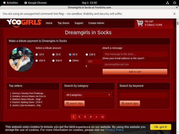 DreamgirlsInSocks Trailers DreamgirlsInSocks Trailers