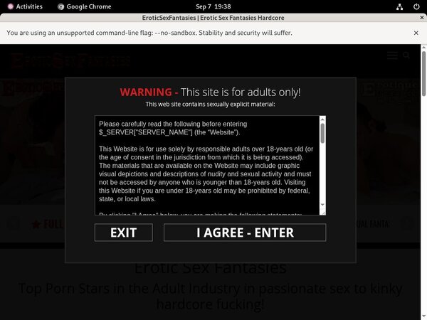 Erotic Sex Fantasies Password Hack