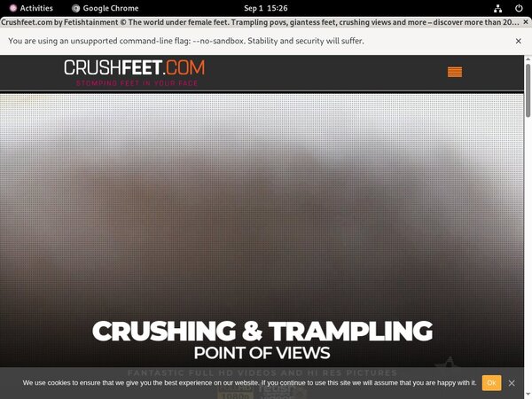 Feet Crush Free Login