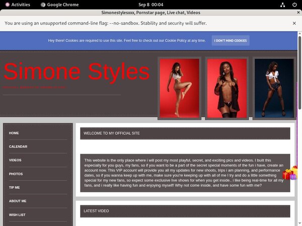 Free Account On Simonestylesxxx