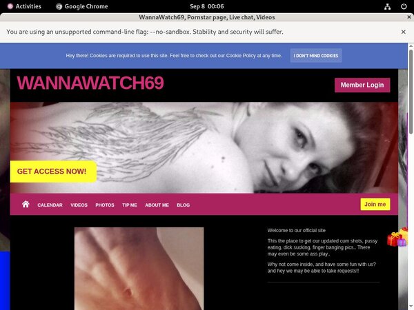Free WannaWatch69 Account Passwords