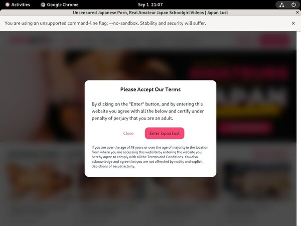 Japan Lust Trial Discount