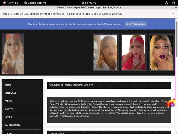 Queen Diva Morgan Passwort