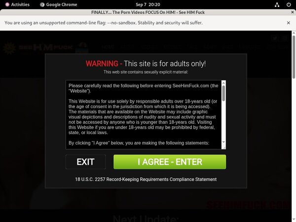 Seehimfuck.com With Credit Card