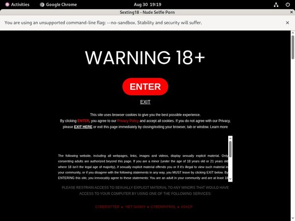 Sexting18.com Trail Membership