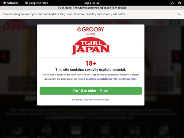 TGirl Japan Login Details