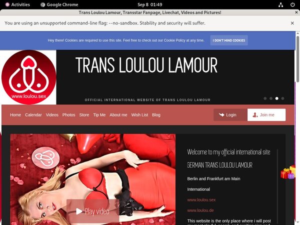 Trans Loulou Lamour With Euros