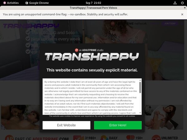 Transhappy Paysite Review