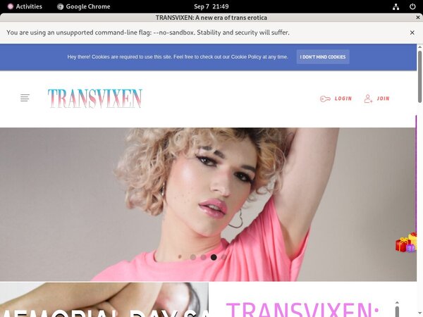 Transvixen.com Account New