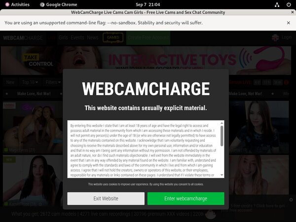 Webcam Charge Discount Password Webcam Charge Discount Password
