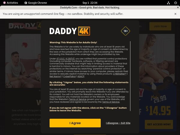 Daddy4k.com Join Page