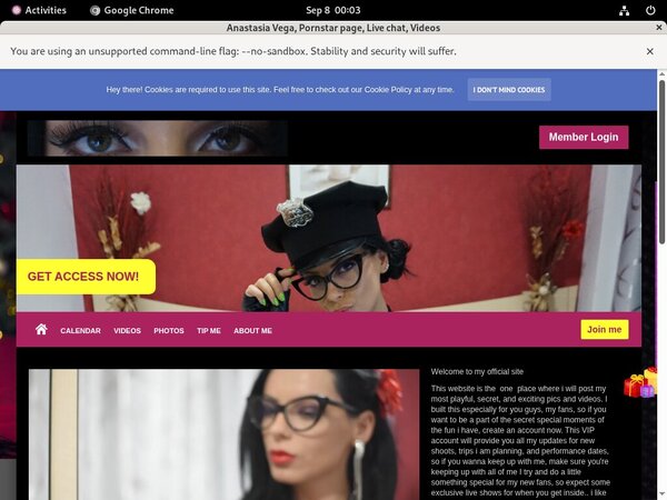 Free Anastasiavegax.modelcentro.com Discount
