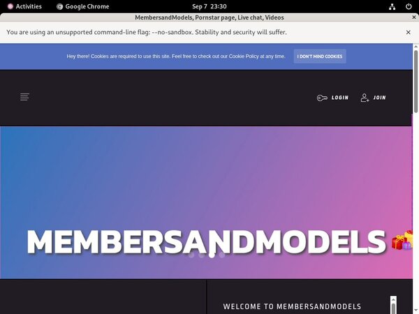 Studio.membersandmodels.com Username