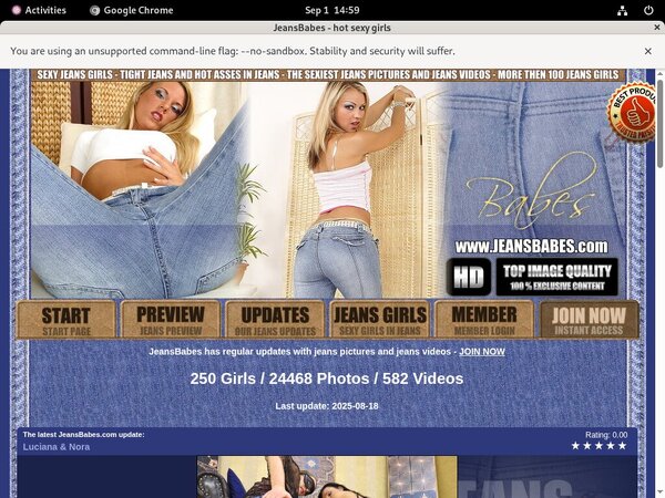Free Jeansbabes.com Sign Up