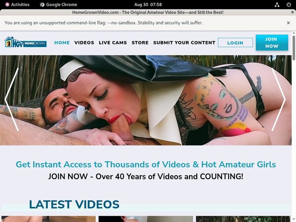Homegrownvideo.com Free Trial Pw