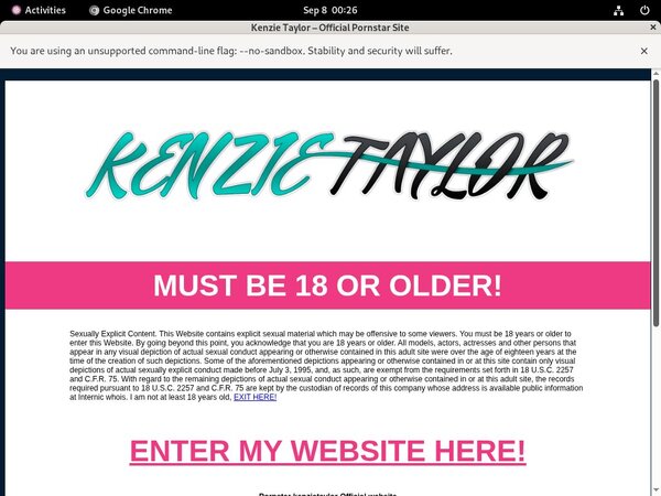 Kenzietaylor.com Official