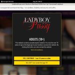 Ladyboypussy Video