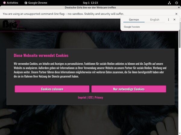 Lana Giselle Signup Page