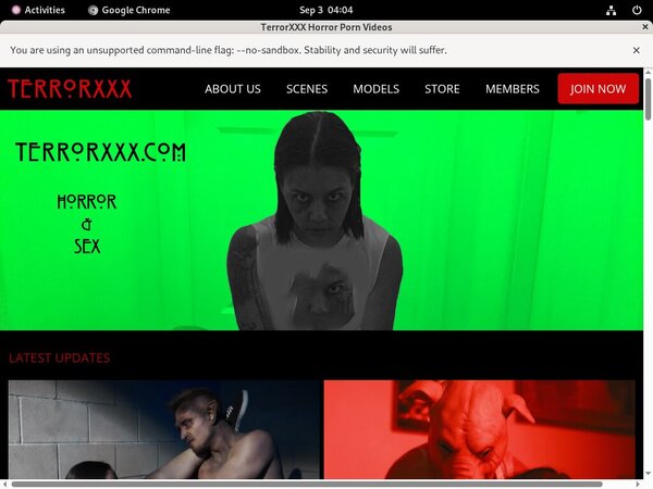 Limited TerrorXXX Discount Offer