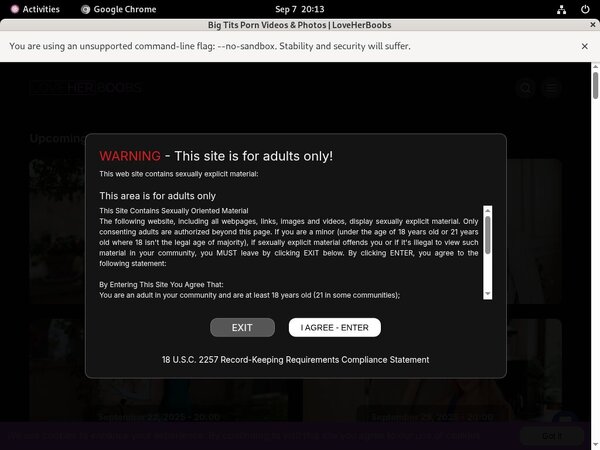 Loveherboobs.com Fresh Passwords