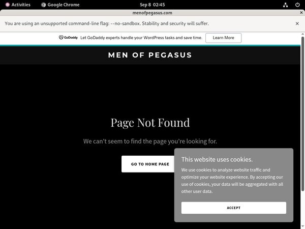 Menofpegasus.com Password Login