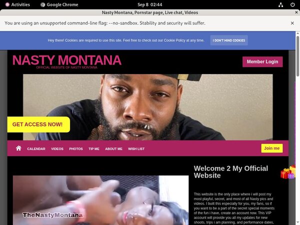 Nasty Montana New Accounts
