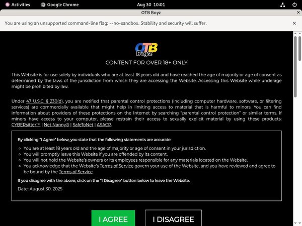OTB Boyz Login Passwords