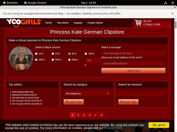 Pay Pal Princess Kate German