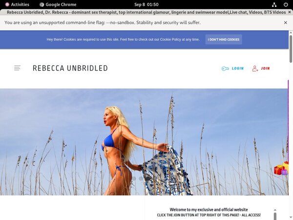 Rebecca  Unbridled Trial Account