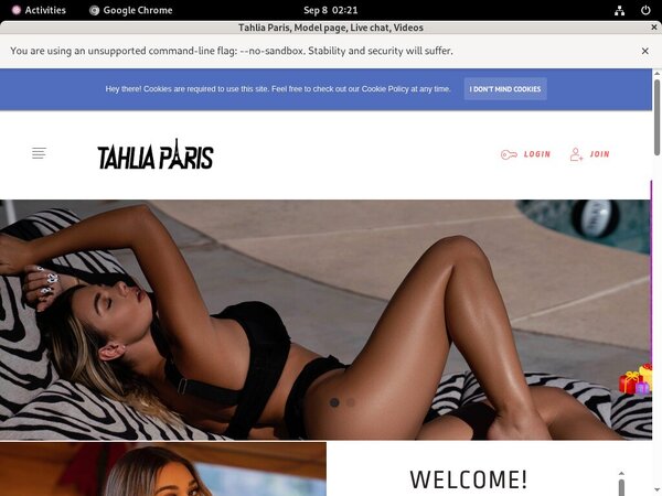 Tahlia Paris Register Form