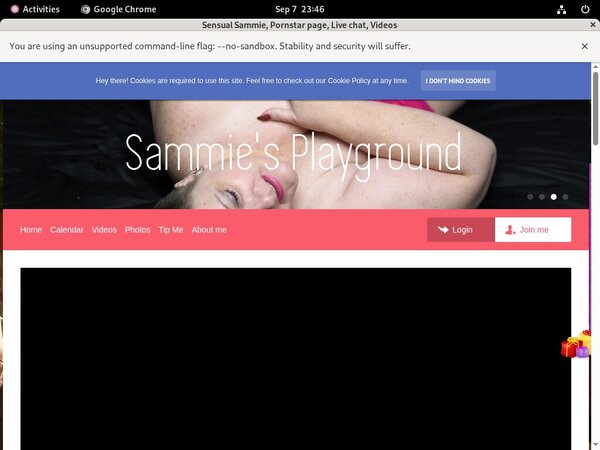 Working Sensual Sammie Account