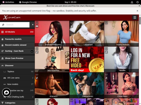 Xlovecam Free Trials