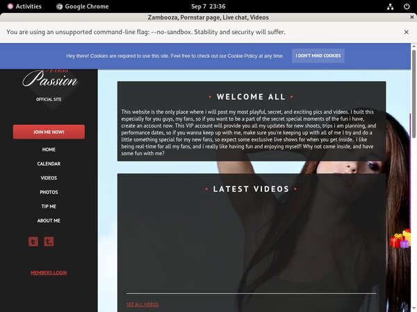 Zambooza Pro Biller Page