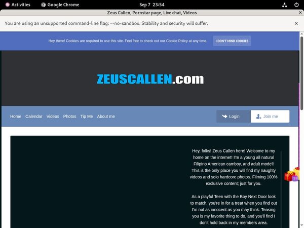 Zeus Callen Sofort Zugang