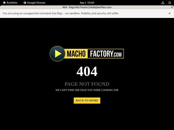 Macho Factory Lifetime Membership