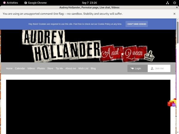 Theaudreyhollander.com Get Password
