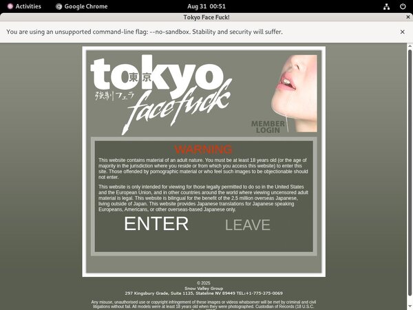 Tokyofacefuck Premium Login