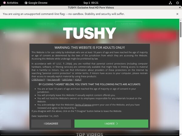 Working Tushy.com Login