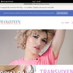 Transvixen.com Account New